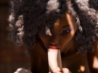 Hot beauty Fatima gets fucked deep in tropical VR paradise