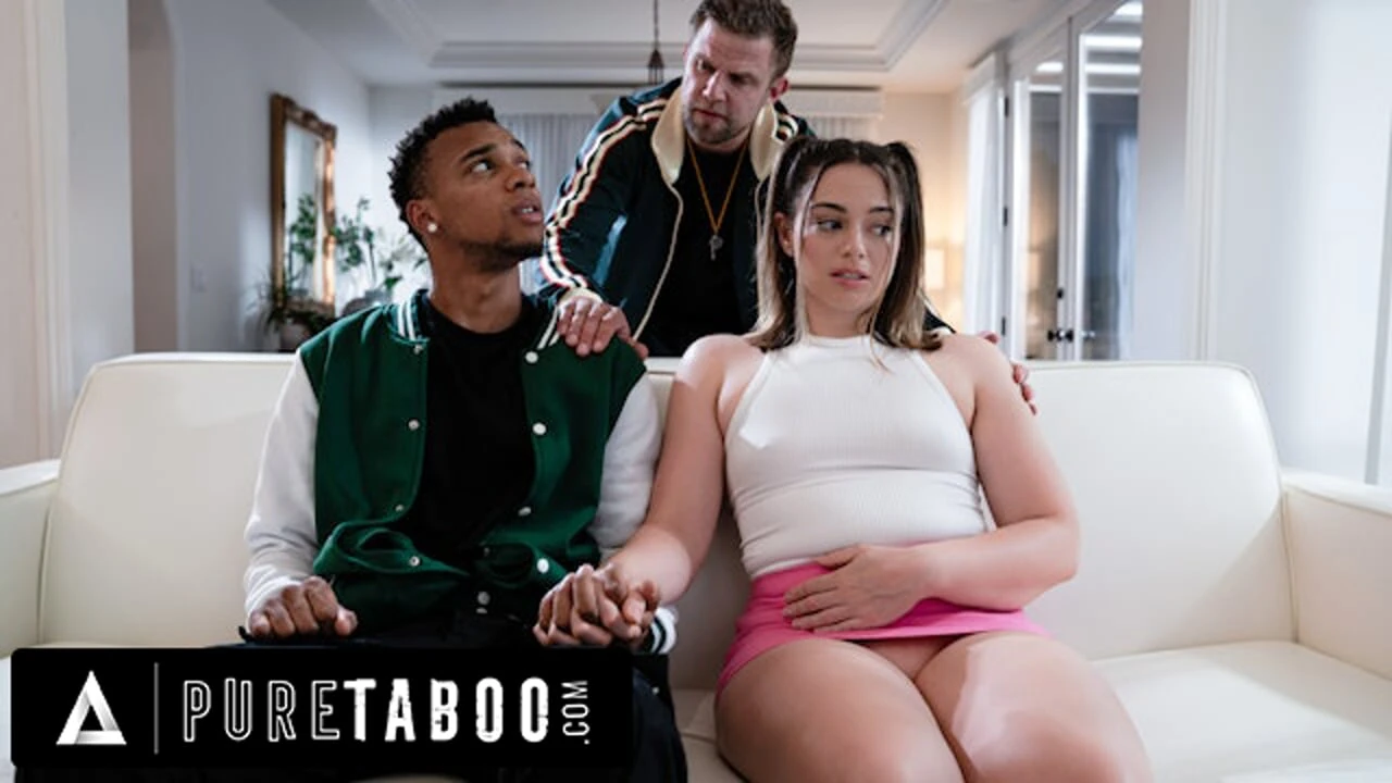 PURE TABOO – Coach’s Sinful Plan with Secretly Pregnant Sophia Burns Ends In Double Creampie 3-Way!
