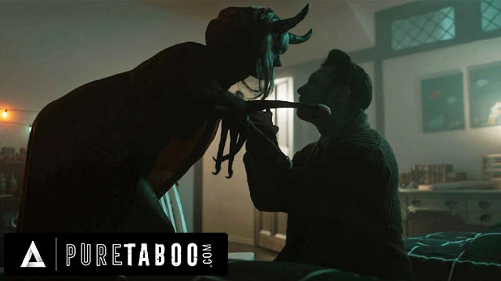 PURE TABOO Six-Breasted Krampus Emerges On Christmas Eve To Feast On Naughty Man’s Hard Cock