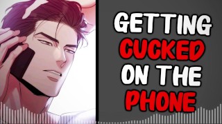 [Yaoi ASMR] Boyfriend Forgets To Hang Up and Gets FUCKED While You Listen | Moaning and Degrading