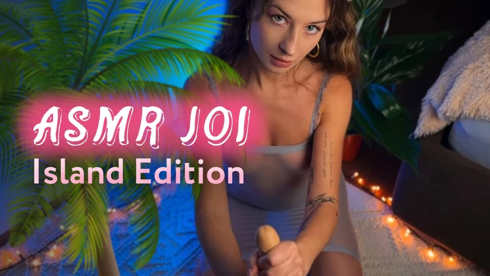 ASMR JOI. Island Petite Brunette Makes You CUM HARD Handjob. Amy Haze