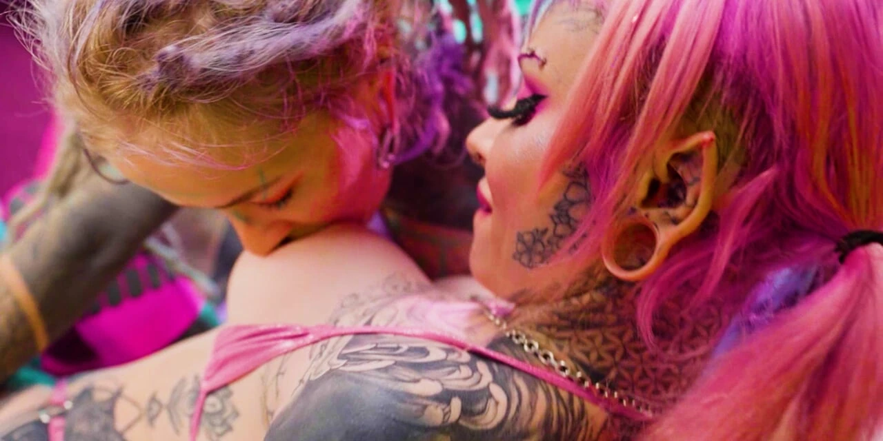 Big Fake Tits & Inked Asses Alien Anal Toy Battle