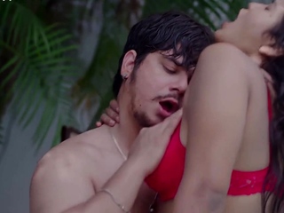 Cute amateur brunette in black lingerie