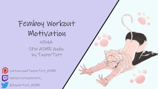Femboy Workout Motivation || NB4A SFW ASMR