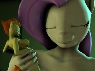 Foxy 3D Superwoman bounces up and down on a cock