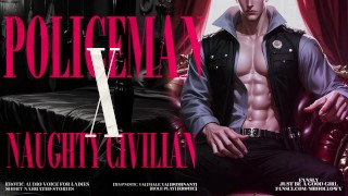 Hands on the Hood, Legs Spread: Muscular police man fucks you hard for over naughtiness