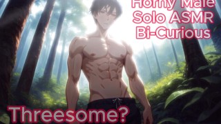 [M4MF] Bicurious Guy Wants Threesome with Friends [Audio}