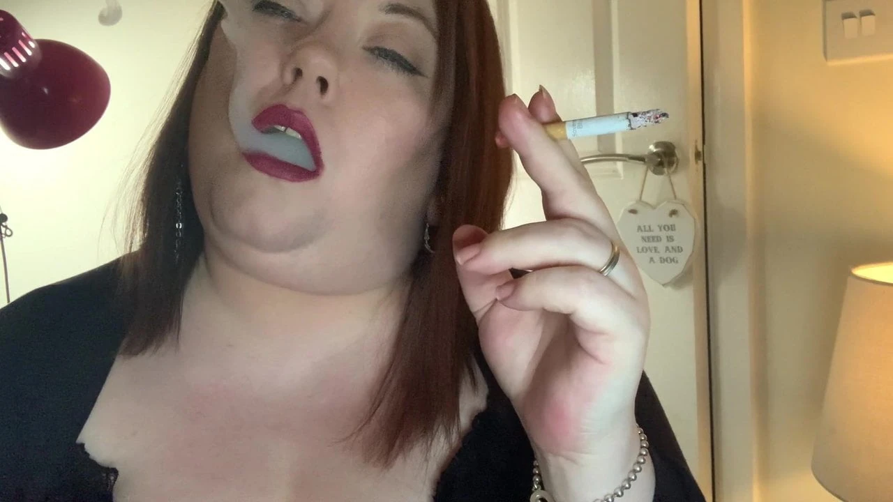 Mistress Tina Smokes A Cigarette With Snap Inhales – Fetish