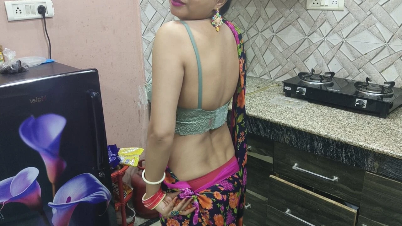 New year 2024 xxx best porn video with Dirty Talk in hindi roleplay saarabhabhi6 hot and sexy get horny in kitchen