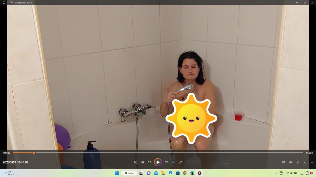 shall we take a shower??