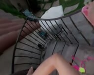 Two Handle Parody Threesome