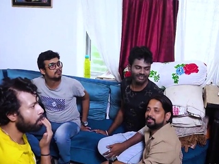 Amateur college group sex session