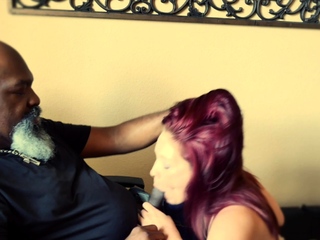 amateur interracial blowjob