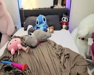 Getting A Footjob From Someone Wearing My Grandmas Slippers