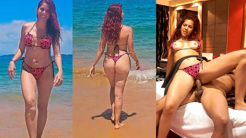 I fuck a Latina tourist on the beach in Brazil