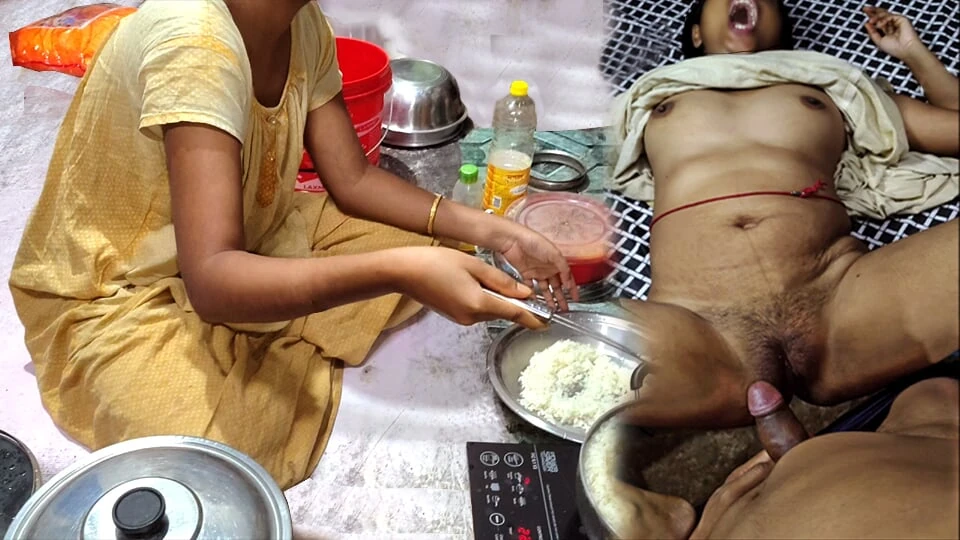 Indian Desi Girl Fucking with tight Pussy When She was Cooking Homemade sex Video