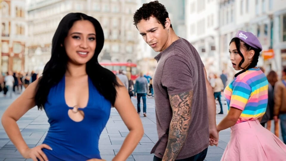 Ophelia’s Seduction of a Jealous Girlfriend and Her Boyfriend Leads to a Threesome Fuck Fest