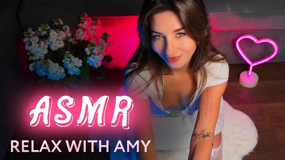 ASMR RELAX 🥰 A Sweet Brunette Mic Pumping Your Cock And Make You CUM. Amy Haze