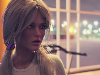 Big tits 3D teen blowjob on huge BBC