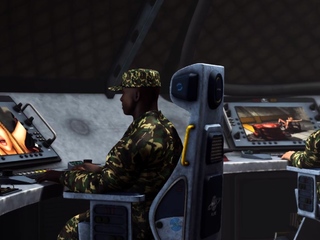 Fuck system in Area 51 Female android fucks hard sexy blonde