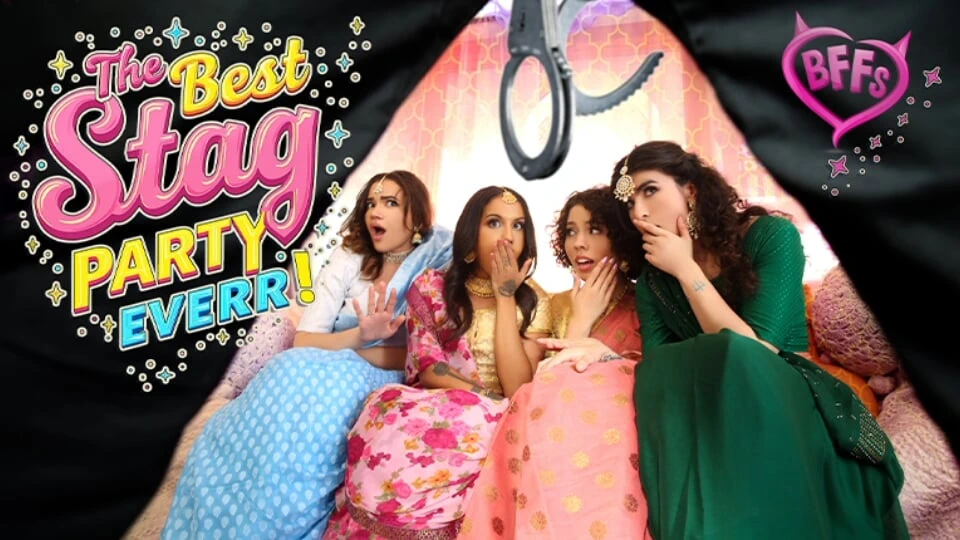 Indian Best Friends Fuck a Male Stripper For Her Bachelorette Party!