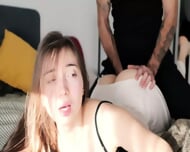 Petite Stepsister Gets Her Pants Ripped And Ass Fucked