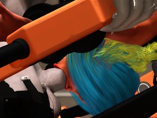 Sex male android bangs hard a hot woman in the sci-fi lab