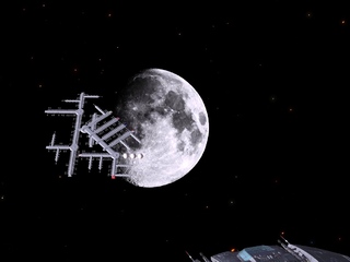 Super sexy 3d dickgirl fucks a horny blonde in space station