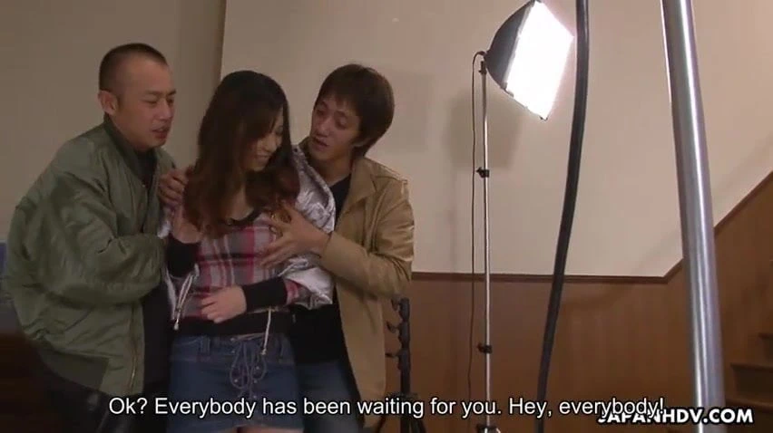 Asian slut getting gang banged by the dudes