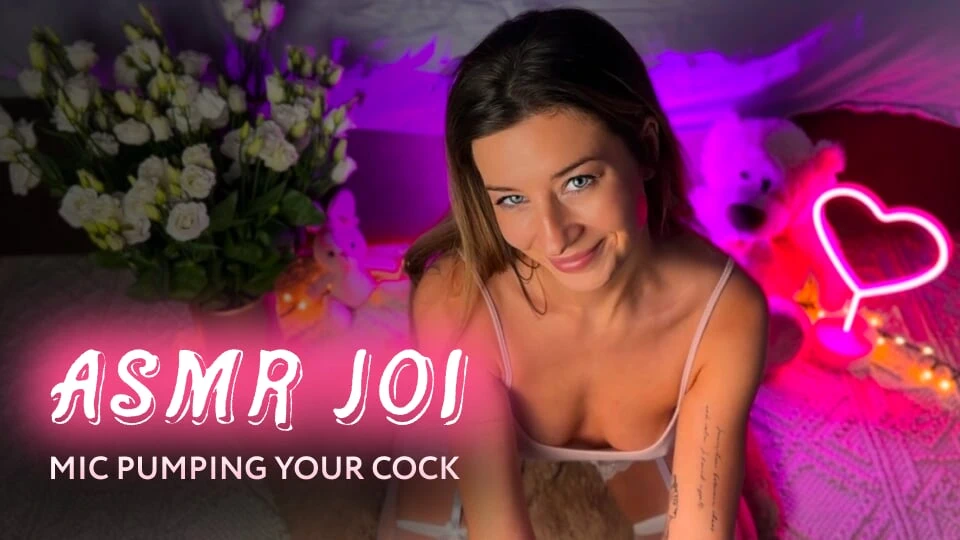 ASMR JOI. Your gentle babe in stockings Mic Pumping Your Cock. Amy Haze